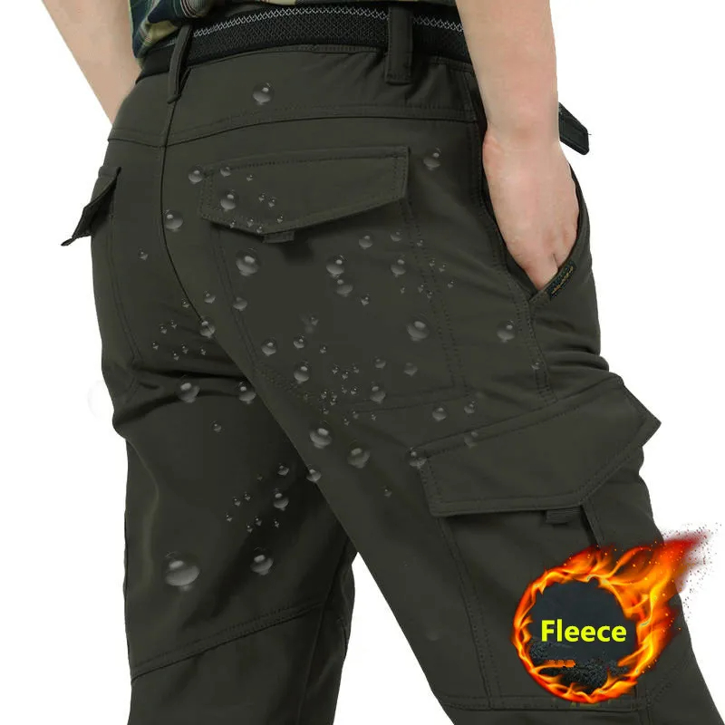 Fishing Pants Waterproof - Pantaloni spessi invernali da uomo Salopette