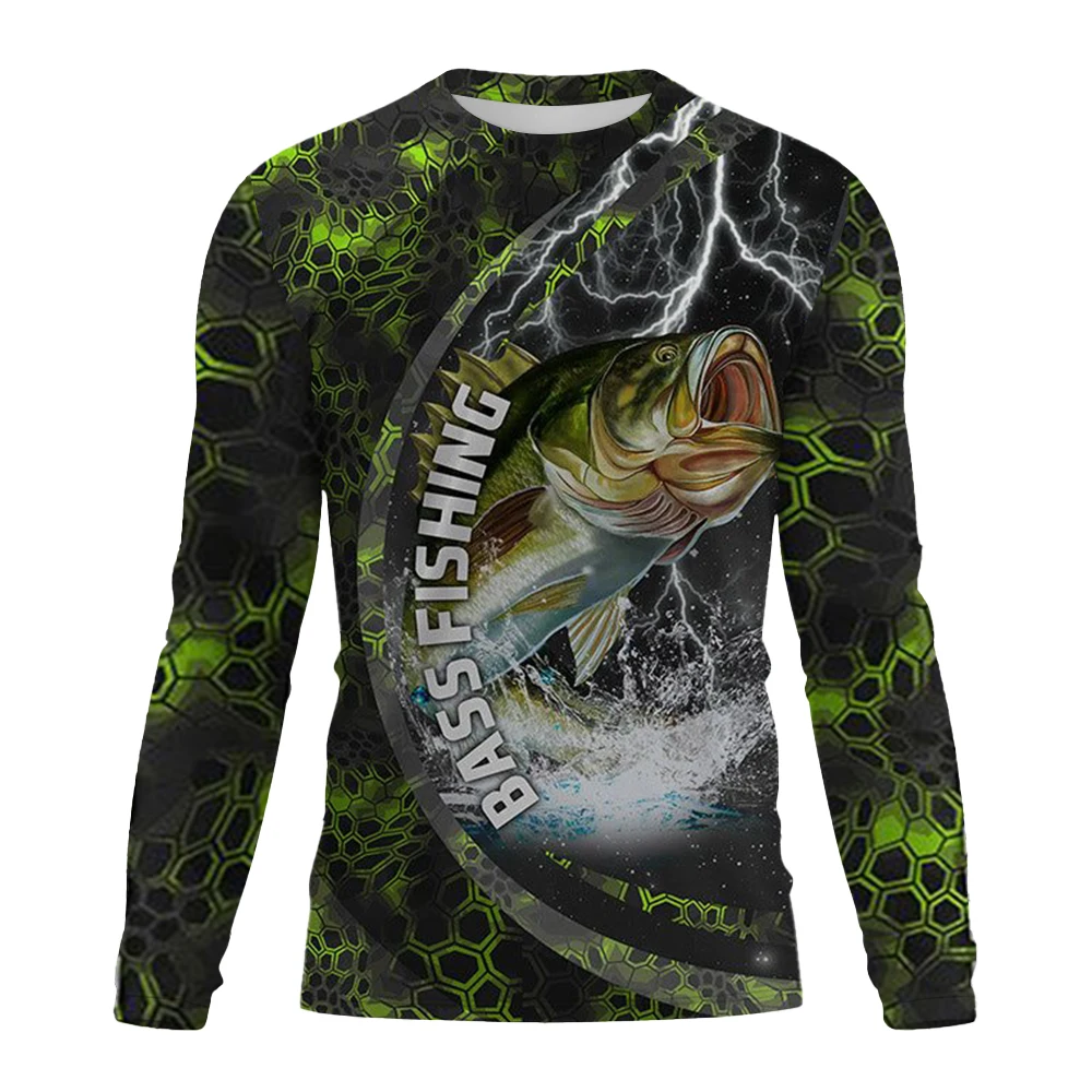 Fishing Shirt Uv Protection - Maglia a maniche lunghe da uomo