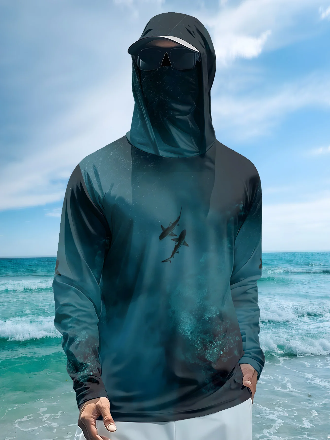 Felpa da pesca da uomo con pro - Fishing Mask Sun Protection recensione e prezzo