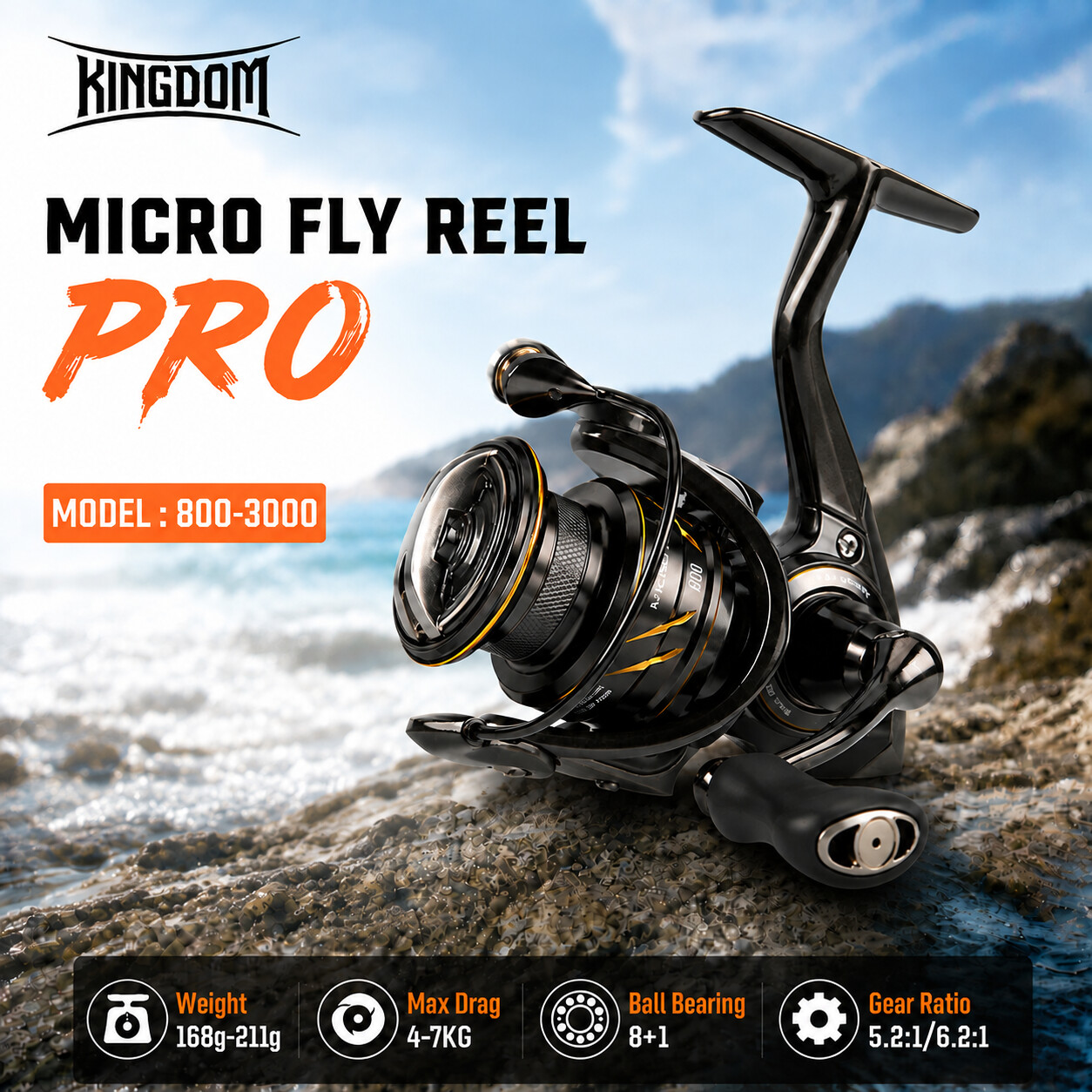 Mulinello da Pesca Spinning Ki - Kastking Reel Zephyr recensione e prezzo